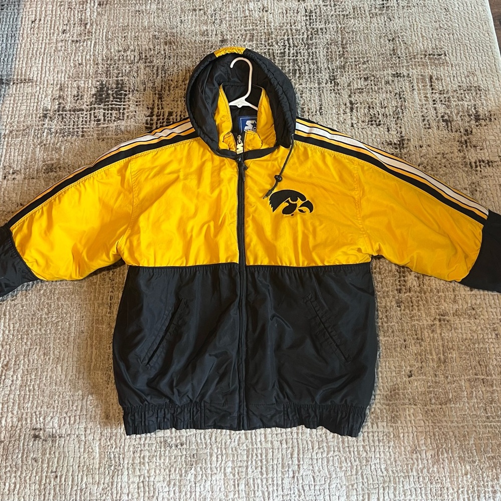 STARTER Yellow and Black Puffer Jacket